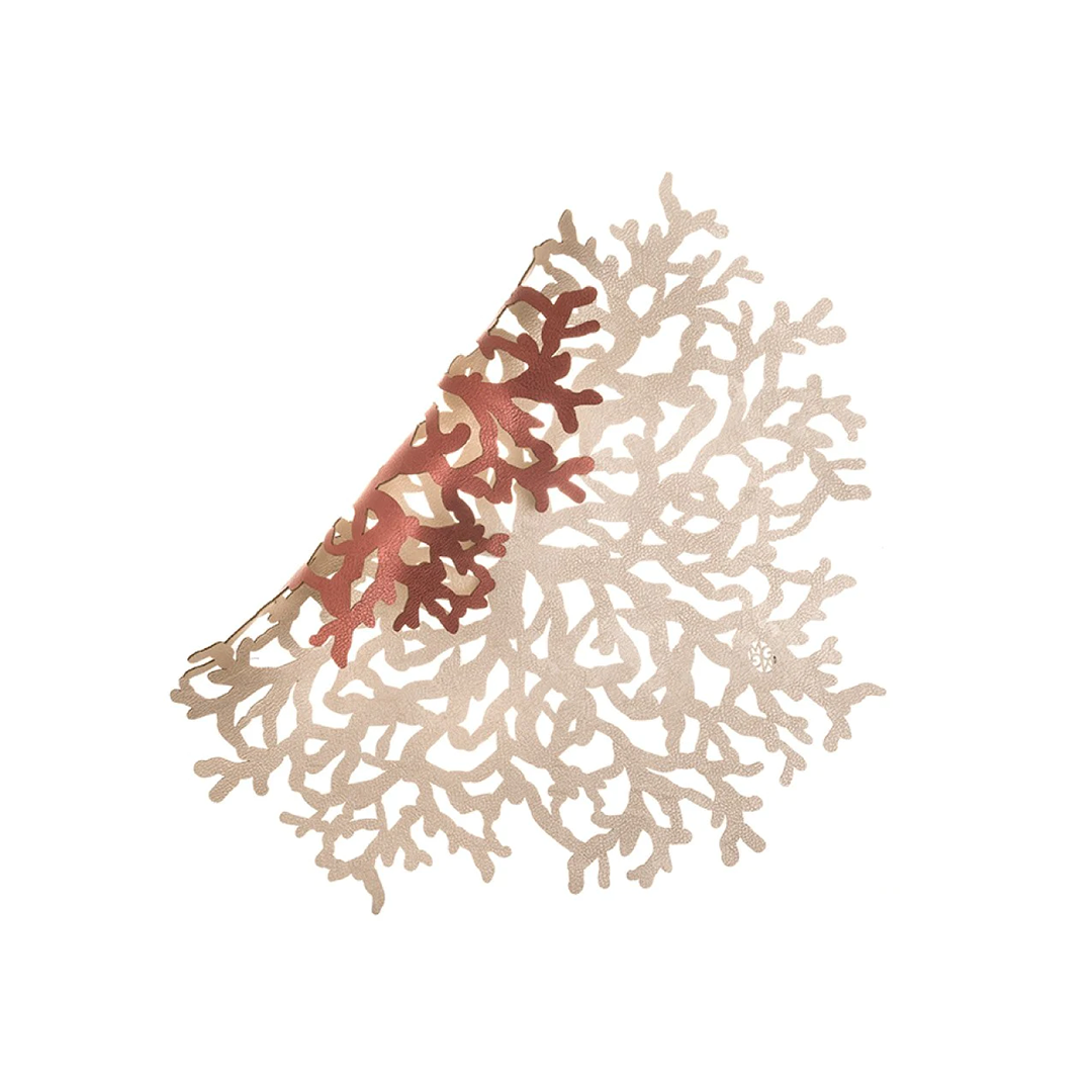 Individuales set x4- CORAL